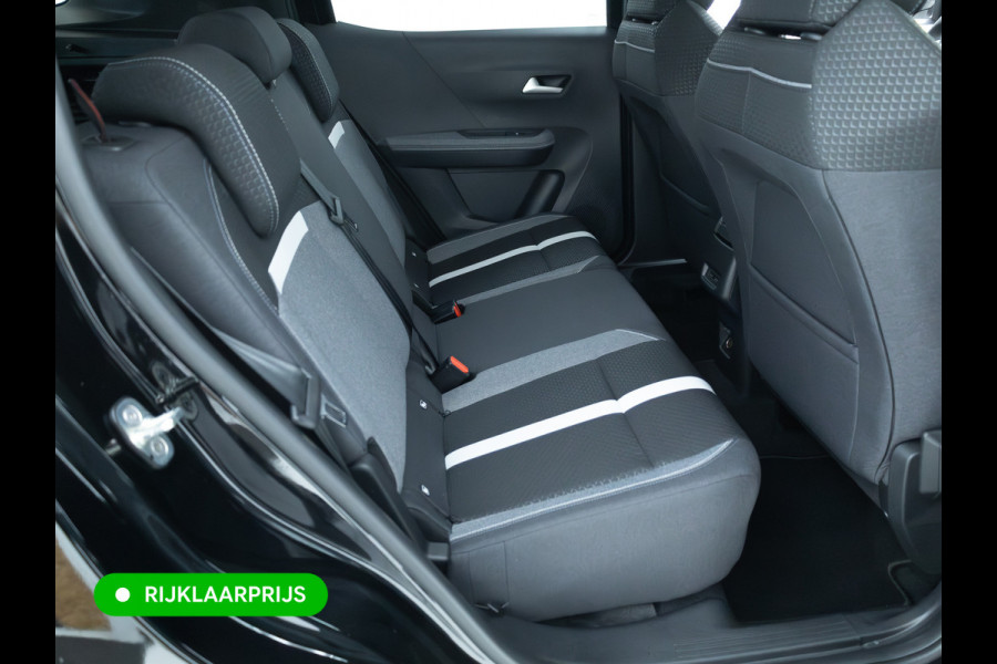Opel Frontera 1.2 Turbo Hybrid GS 7 persoons | Stoel-, Stuur- & voorruitverwarming | Camera | Apple Carplay | Navigatie | Cruise | PDC V+A, Extra getint glas achter, derde zitrij, Nieuwe auto, tot 8 jaar garantie!