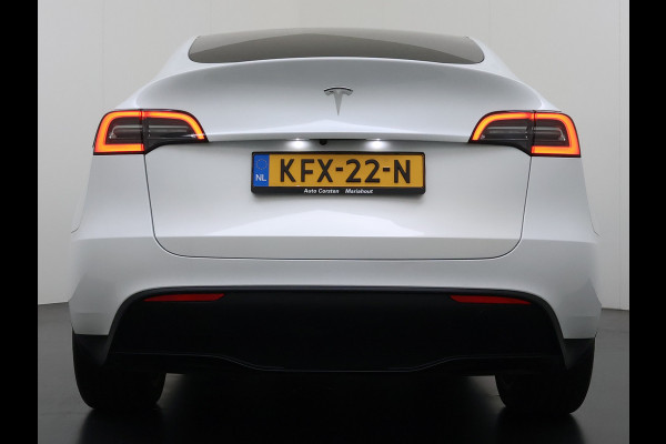 Tesla Model Y Long Range AWD 75kWh SOH 94% Warmtepomp AI-Computer Traffic Aware Adap.Cruise Leder Panoramadak Navi Ecc Camera Stoel+Stuurverwa Privacy Glas Lmv Elek.Achterklep Led Elek.Stoelen+Memory 4WD Fabrieksgarantie tot 15-02-2027 - Garantie op de Accu+Motor tot 15-2-2031/192.000km