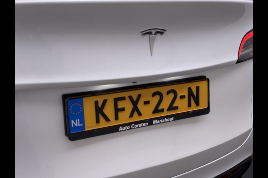 Tesla Model Y Long Range AWD 75kWh SOH 94% Warmtepomp AI-Computer Traffic Aware Adap.Cruise Leder Panoramadak Navi Ecc Camera Stoel+Stuurverwa Privacy Glas Lmv Elek.Achterklep Led Elek.Stoelen+Memory 4WD Fabrieksgarantie tot 15-02-2027 - Garantie op de Accu+Motor tot 15-2-2031/192.000km