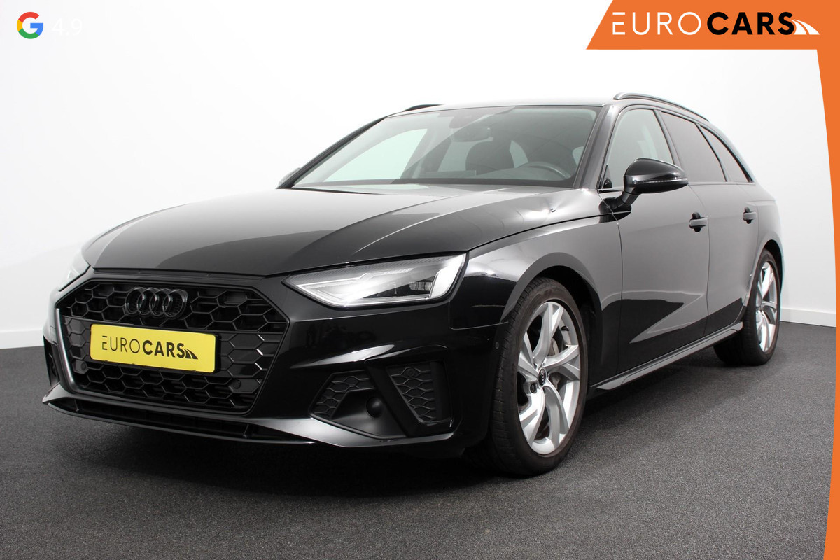 Audi A4 Avant 40 TFSI 204pk Automaat S-Line Black Edition Navigatie Apple Carplay/Android Auto Adaptieve Cruise Control Parkeersensoren Camera Dodehoek Assistent Elektrische Achterklep Stoelverwarming Climate Control