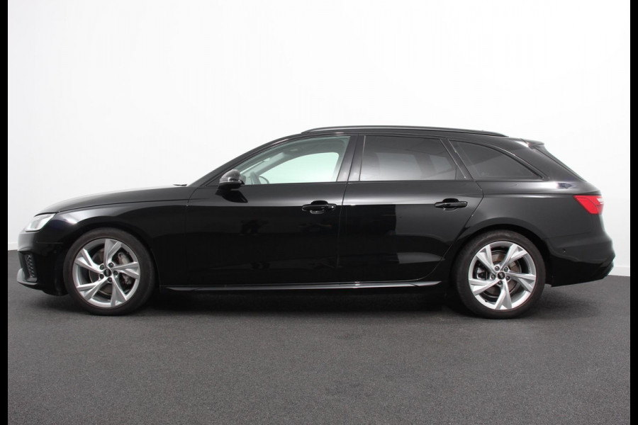 Audi A4 Avant 40 TFSI 204pk Automaat S-Line Black Edition Navigatie Apple Carplay/Android Auto Adaptieve Cruise Control Parkeersensoren Camera Dodehoek Assistent Elektrische Achterklep Stoelverwarming Climate Control