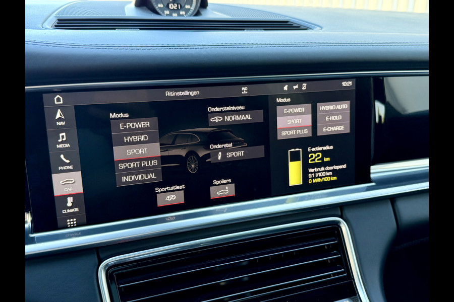 Porsche Panamera Sport Turismo 2.9 4 E-Hybrid BOSE | PANO | Sportuitlaat | Achterasbesturing | 21"