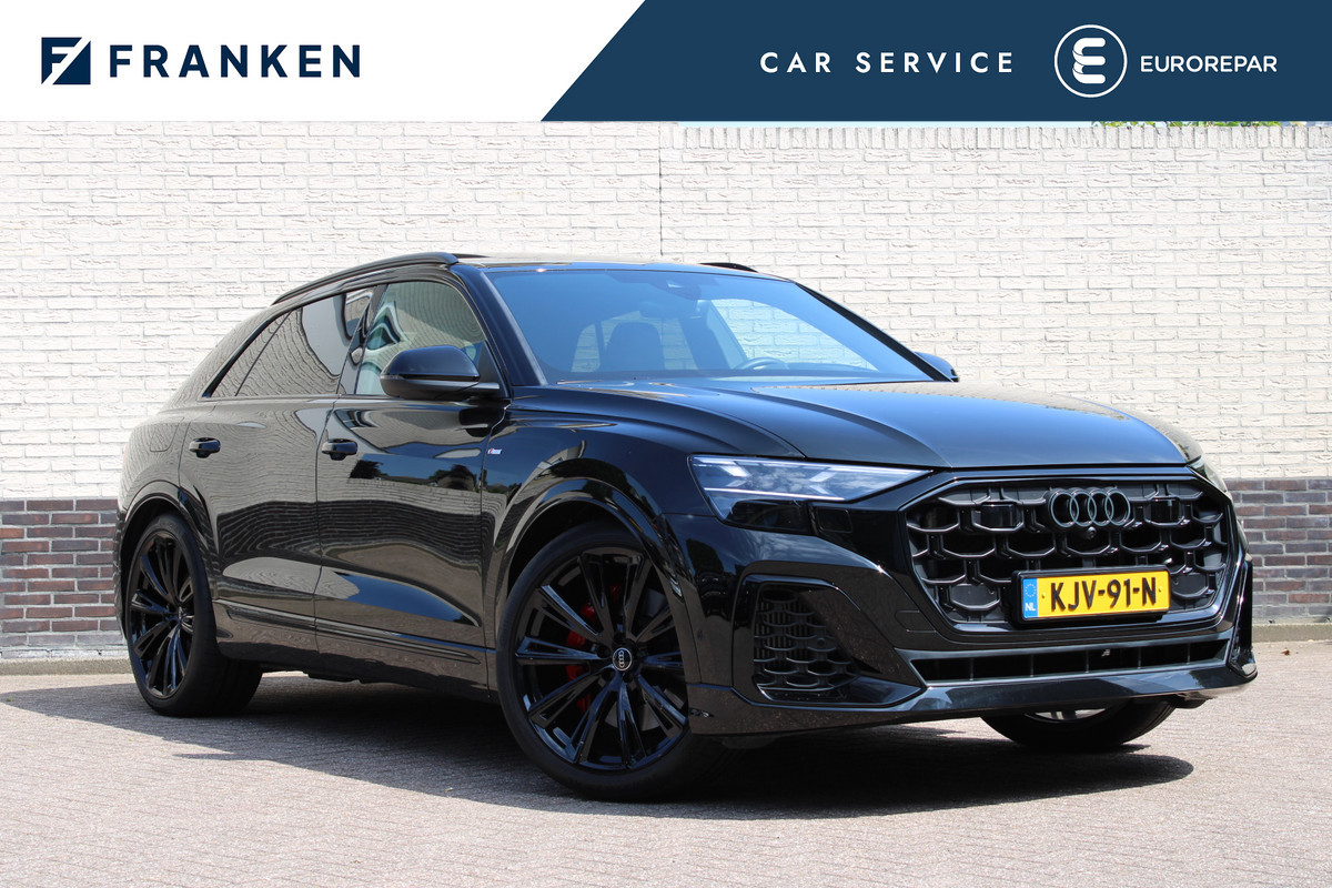 Audi Q8 60 TFSI e quattro Pro Line S Competition | 100% SOH | Panoramadak | Head-Up | B&O | 360 Camera | Leder