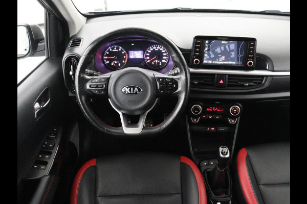 Kia Picanto 1.0 T-GDI GT-Line | Leder | Stoelverwarming | Carplay | Navigatie | Stuurverwarming | Keyless | Climate control | Cruise control