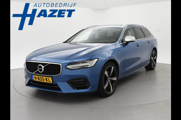 Volvo V90 2.0 T8 AWD 390 PK R-DESIGN + BOWERS & WILKINS | HEAD-UP | ELEK. TREKHAAK | INSCRIPTION BURSTING BLUE METALLIC