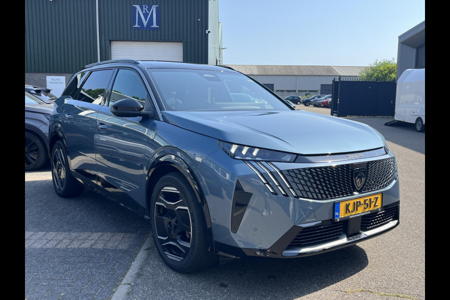Peugeot E-5008 GT 73 kWh SOH 94%| 7 PERSOONS | COMPLEET UITGEVOERD| STOEL VENTILATIE |WARMTEPOMP| ADAPTIEVE CRUISE CONTROL | 360° CAMERA | ACHTERBANK VERWARMD |STOEL+ STUURVERWARMING| MEMORY STOEL MET MASSAGE| DODE HOEK SENSOR| ELEKTRISCHE ACHTERKLEP