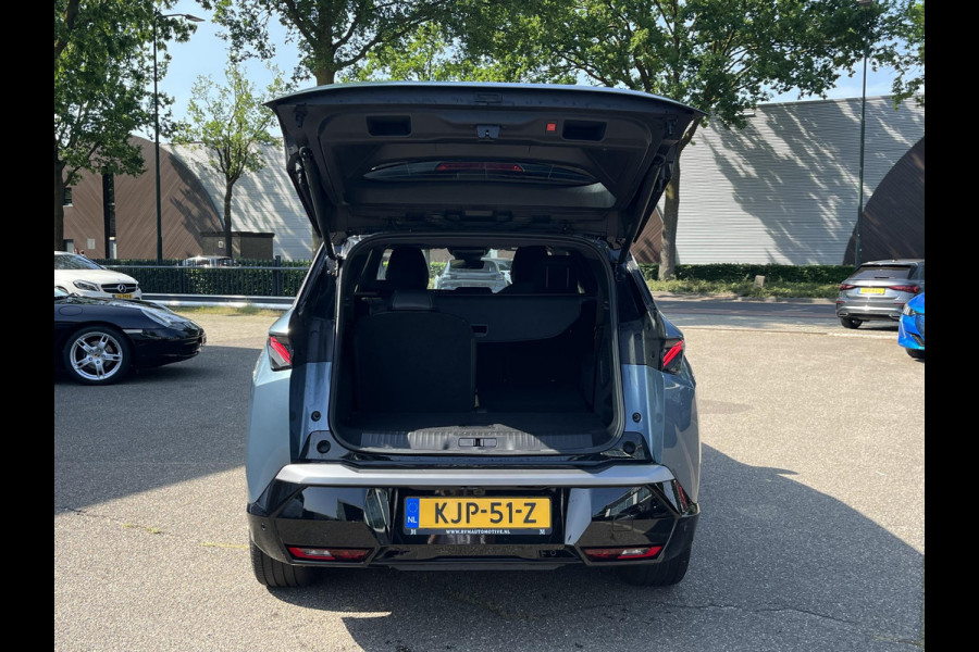 Peugeot E-5008 GT 73 kWh SOH 94%| 7 PERSOONS | COMPLEET UITGEVOERD| STOEL VENTILATIE |WARMTEPOMP| ADAPTIEVE CRUISE CONTROL | 360° CAMERA | ACHTERBANK VERWARMD |STOEL+ STUURVERWARMING| MEMORY STOEL MET MASSAGE| DODE HOEK SENSOR| ELEKTRISCHE ACHTERKLEP