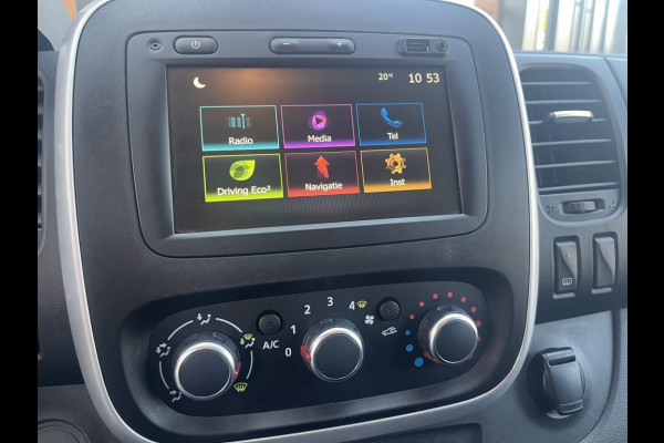 Renault Trafic 2.0 dCi 120pk E6 Comfort BPM Vrij! Lease €253 p/m, Trekhaak, Bott inr., Airco, Navi, PDC, Cruise controle, Onderhoudshistorie aanwezig