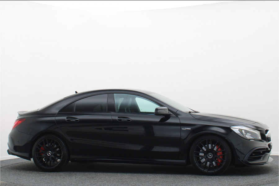 Mercedes-Benz CLA-Klasse AMG 45 4MATIC Memory, Sfeerverlichting, Harmen & Kardon, Apple Carplay, ACC, 19"