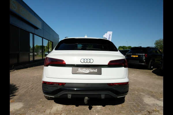 Audi Q5 Sportback 55 TFSI e S edition 367 PK |  Trekhaak | PHEV | 21 inch Audi Sport | Stoelverwarming | S Line | Luchtvering | Bang&Olufsen | Adaptive cruise control | Dodehoeksensoren | Lendesteunverstelling