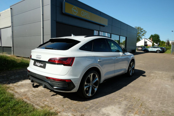 Audi Q5 Sportback 55 TFSI e S edition 367 PK |  Trekhaak | PHEV | 21 inch Audi Sport | Stoelverwarming | S Line | Luchtvering | Bang&Olufsen | Adaptive cruise control | Dodehoeksensoren | Lendesteunverstelling