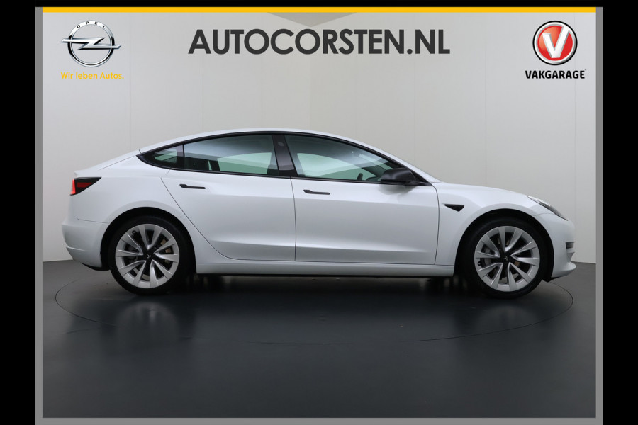 Tesla Model 3 RWD Plus SOH 92.9% Warmtepomp LFP Accu Lmv 19" Panoramadak Leder Navi Ecc Camera's Adap.Cruise Stoel+Stuurverwarming Elek.Achterklep Elek.Stoelen+Memory Led Draadloze telefoonlader 1e Eigenaar Origineel Nederlandse Auto