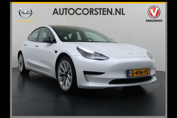 Tesla Model 3 RWD Plus SOH 92.9% Warmtepomp LFP Accu Lmv 19" Panoramadak Leder Navi Ecc Camera's Adap.Cruise Stoel+Stuurverwarming Elek.Achterklep Elek.Stoelen+Memory Led Draadloze telefoonlader 1e Eigenaar Origineel Nederlandse Auto