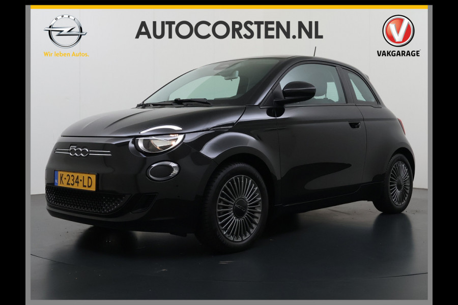 Fiat 500 Icon Long Range 42kWh SOH 91% Apple Carplay Android Auto Navi Ecc Cruise Control Pdc Keyless DAB Led Lmv Bluetooth Isofix Wifi Lane Assist Regen-Lichtsensor Grote Accu 1e Eigenaar Origineel Nederlandse Auto