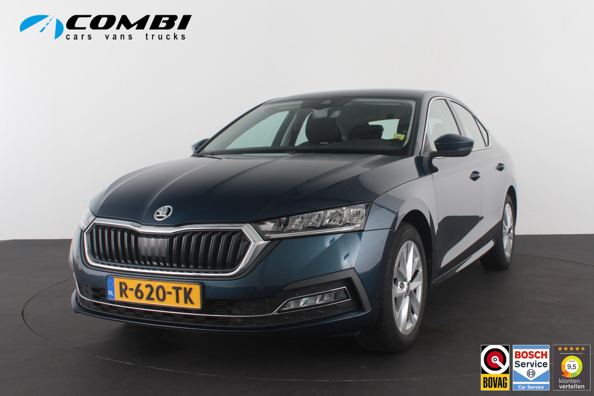 Škoda Octavia 1.5 e-TSI Business Edition Plus 150pk DSG/Lava Blue Metallic/Cruise control adaptief
