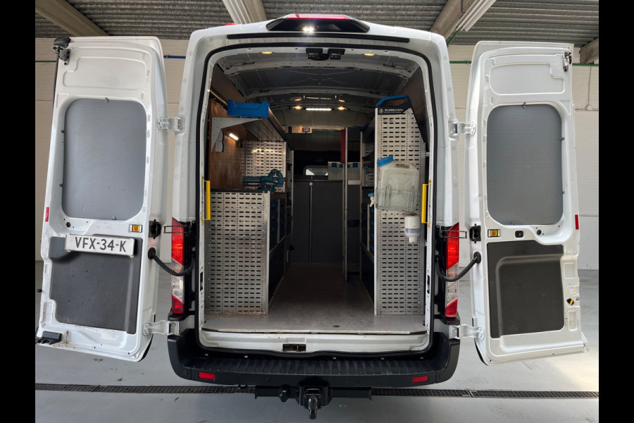 Ford Transit Servicewagen 350 2.0 TDCI 130PK euro6 L3H3 Trend MHEV RWD Sortimo Inrichting Victron v230 Standkachel RIJKLAARPRIJS!