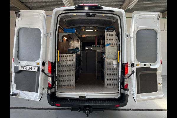 Ford Transit Servicewagen 350 2.0 TDCI 130PK euro6 L3H3 Trend MHEV RWD Sortimo Inrichting Victron v230 Standkachel RIJKLAARPRIJS!