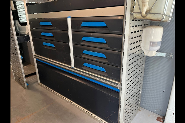 Ford Transit Servicewagen 350 2.0 TDCI 130PK euro6 L3H3 Trend MHEV RWD Sortimo Inrichting Victron v230 Standkachel RIJKLAARPRIJS!