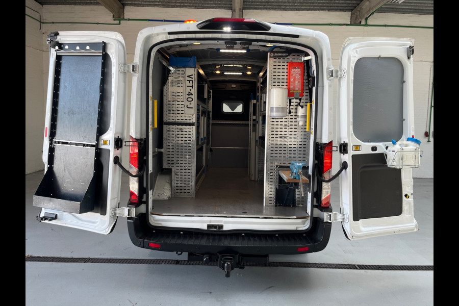 Ford Transit Servicewagen 350 2.0 TDCI 130PK euro6 L3H2 Trend MHEV RWD Sortimo Inrichting Victron v230 Standkachel RIJKLAARPRIJS!