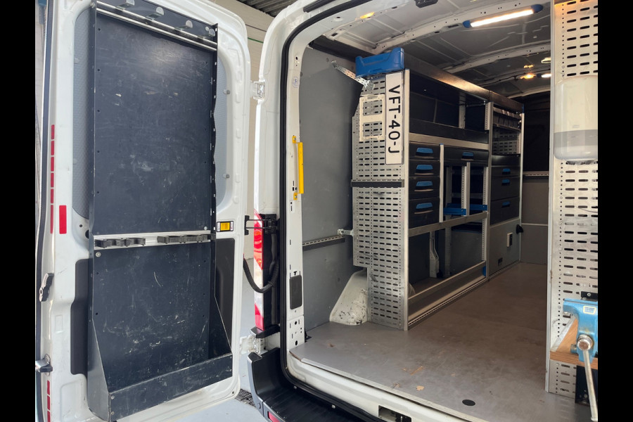 Ford Transit Servicewagen 350 2.0 TDCI 130PK euro6 L3H2 Trend MHEV RWD Sortimo Inrichting Victron v230 Standkachel RIJKLAARPRIJS!