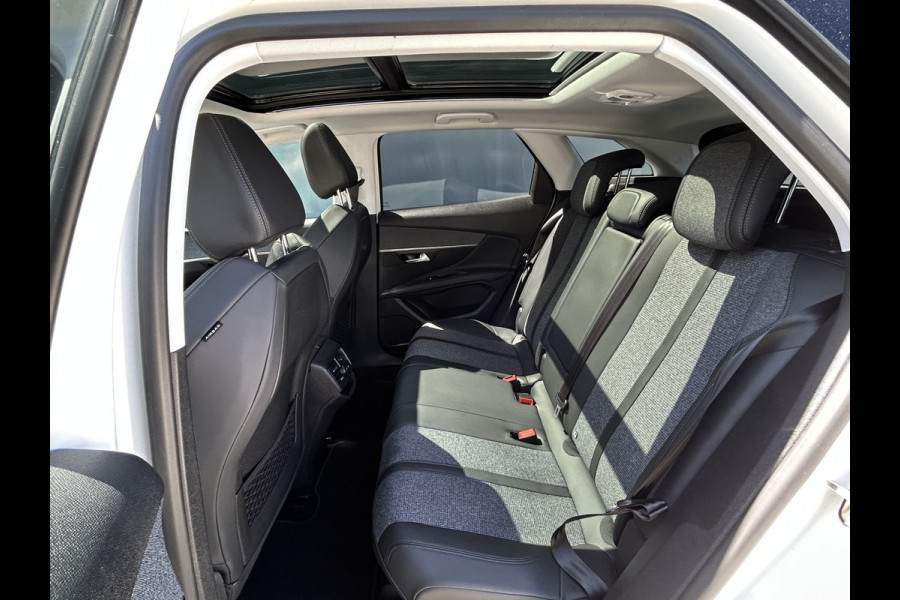 Peugeot 3008 BWJ 2021 | 1.2T 131PK Premium Av. AUTOMAAT | TREKHAAK | PANO SCHUIFDAK | 19'' LMV | CARPLAY | NAVI | CLIMA | AGR | LEDER/STOF | PDC | STOELVERW |