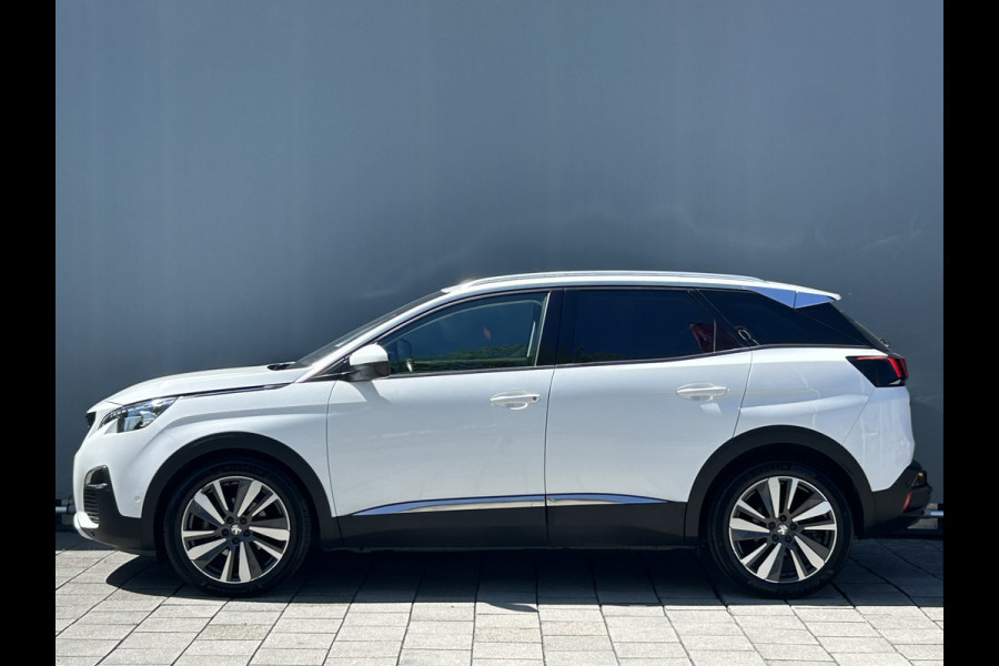 Peugeot 3008 BWJ 2021 | 1.2T 131PK Premium Av. AUTOMAAT | TREKHAAK | PANO SCHUIFDAK | 19'' LMV | CARPLAY | NAVI | CLIMA | AGR | LEDER/STOF | PDC | STOELVERW |