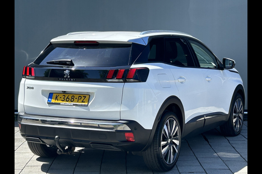 Peugeot 3008 BWJ 2021 | 1.2T 131PK Premium Av. AUTOMAAT | TREKHAAK | PANO SCHUIFDAK | 19'' LMV | CARPLAY | NAVI | CLIMA | AGR | LEDER/STOF | PDC | STOELVERW |