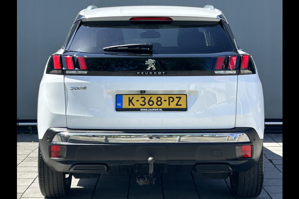 Peugeot 3008 BWJ 2021 | 1.2T 131PK Premium Av. AUTOMAAT | TREKHAAK | PANO SCHUIFDAK | 19'' LMV | CARPLAY | NAVI | CLIMA | AGR | LEDER/STOF | PDC | STOELVERW |