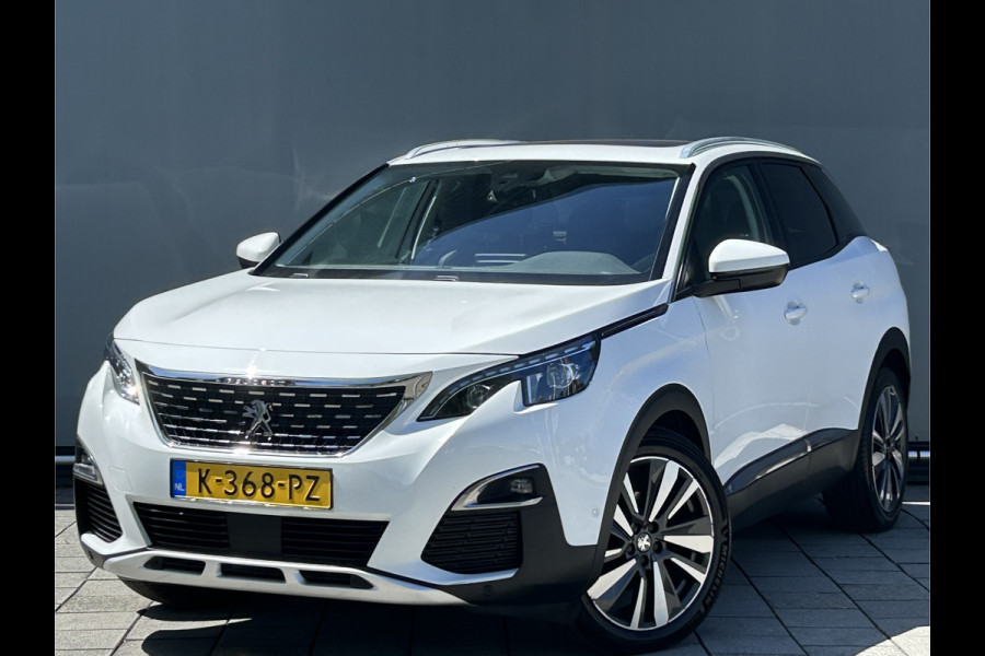 Peugeot 3008 BWJ 2021 | 1.2T 131PK Premium Av. AUTOMAAT | TREKHAAK | PANO SCHUIFDAK | 19'' LMV | CARPLAY | NAVI | CLIMA | AGR | LEDER/STOF | PDC | STOELVERW |