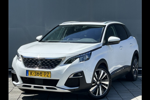 Peugeot 3008 BWJ 2021 | 1.2T 131PK Premium Av. AUTOMAAT | TREKHAAK | PANO SCHUIFDAK | 19'' LMV | CARPLAY | NAVI | CLIMA | AGR | LEDER/STOF | PDC | STOELVERW |