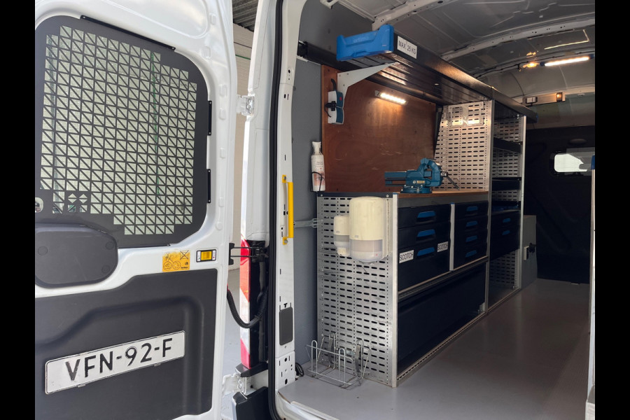 Ford Transit Servicewagen 350 2.0 TDCI 130PK euro6 L3H3 Trend MHEV RWD Sortimo Inrichting Victron v230 Standkachel RIJKLAARPRIJS!