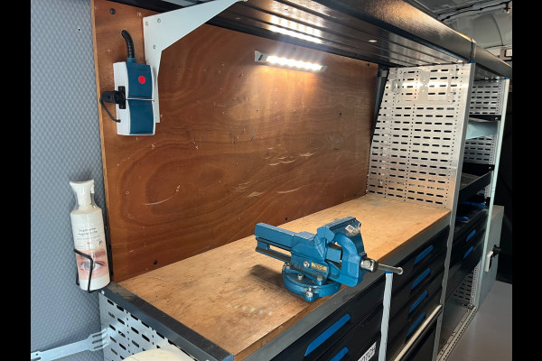 Ford Transit Servicewagen 350 2.0 TDCI 130PK euro6 L3H3 Trend MHEV RWD Sortimo Inrichting Victron v230 Standkachel RIJKLAARPRIJS!