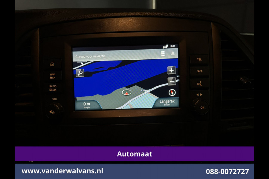 Mercedes-Benz Vito 114 CDI 136pk 9G-Tronic Automaat L2H1 Euro6 Airco | Camera | Navigatie | Apple Carplay | Imperiaal | 2500kg Trekhaak Android Auto, Cruisecontrol, Parkeersensoren, Sidebars, Bumper in de kleur