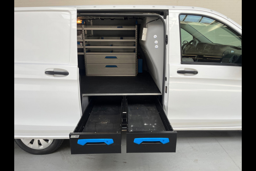 Mercedes-Benz Vito AUTOMAAT SERVICEWAGEN L2H1 116 CDI 160PK euro6, Airco, Sortimo Kasten Omvormer Trekhaak RIJKLAARPRIJS!