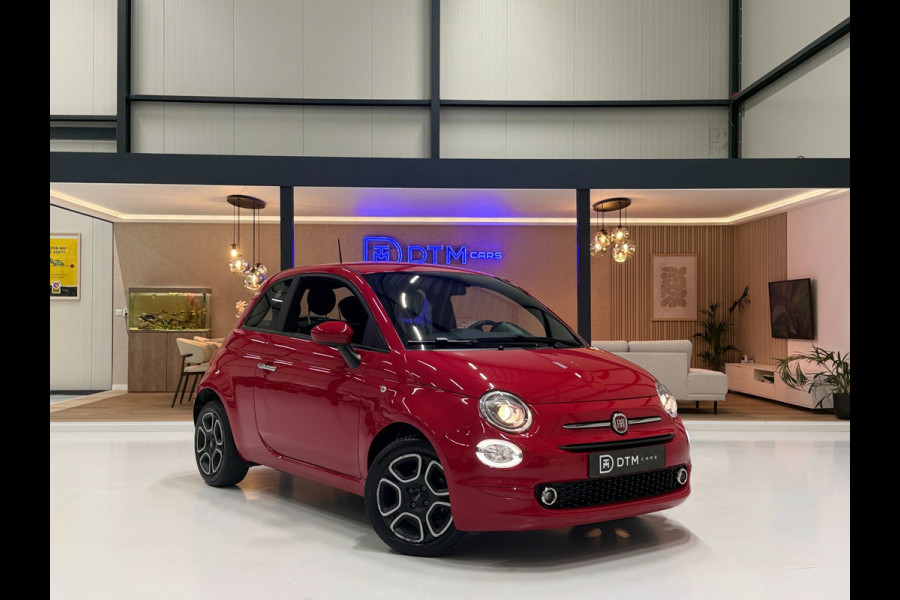 Fiat 500 1.0 Hybrid Club Cruise Led Navi Carplay Airco Sportstoelen Leder