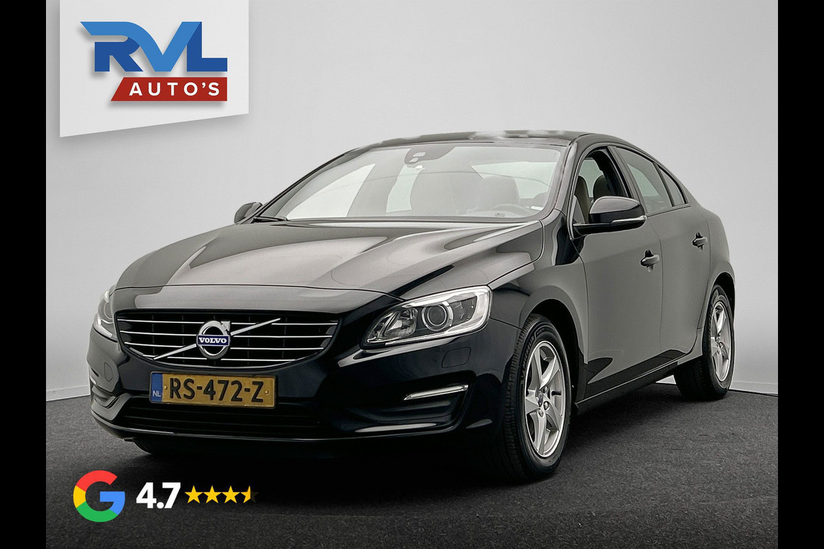 Volvo S60 1.5 T3 Polar+ Dynamic Automaat | Origineel Nederlands | Leder | Navigatie | Climate-control | Stoel/stuurverwarming |