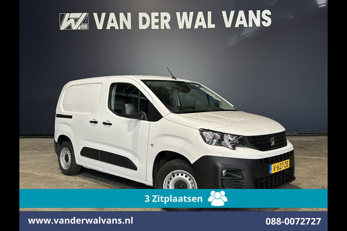 Peugeot Partner 1.6 BlueHDI L1H1 Euro6 Airco | 3-Zits | Camera | Apple Carplay | Cruisecontrol Android Auto, Parkeersensoren, Bijrijdersbank