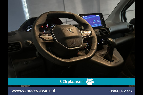 Peugeot Partner 1.6 BlueHDI L1H1 Euro6 Airco | 3-Zits | Camera | Apple Carplay | Cruisecontrol Android Auto, Parkeersensoren, Bijrijdersbank