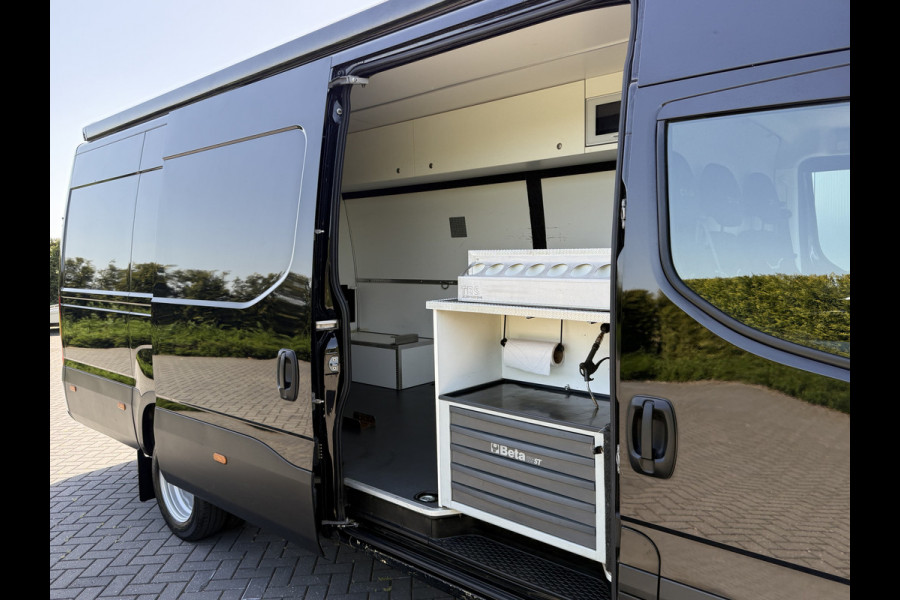 Iveco Daily 35C21 3.0 210 PK AUTOMAAT L3H2 N1 / MOTORSPORT INRICHTING / LUIFEL / LUCHTSLANG / DUBBEL LUCHT / 3-ZITS