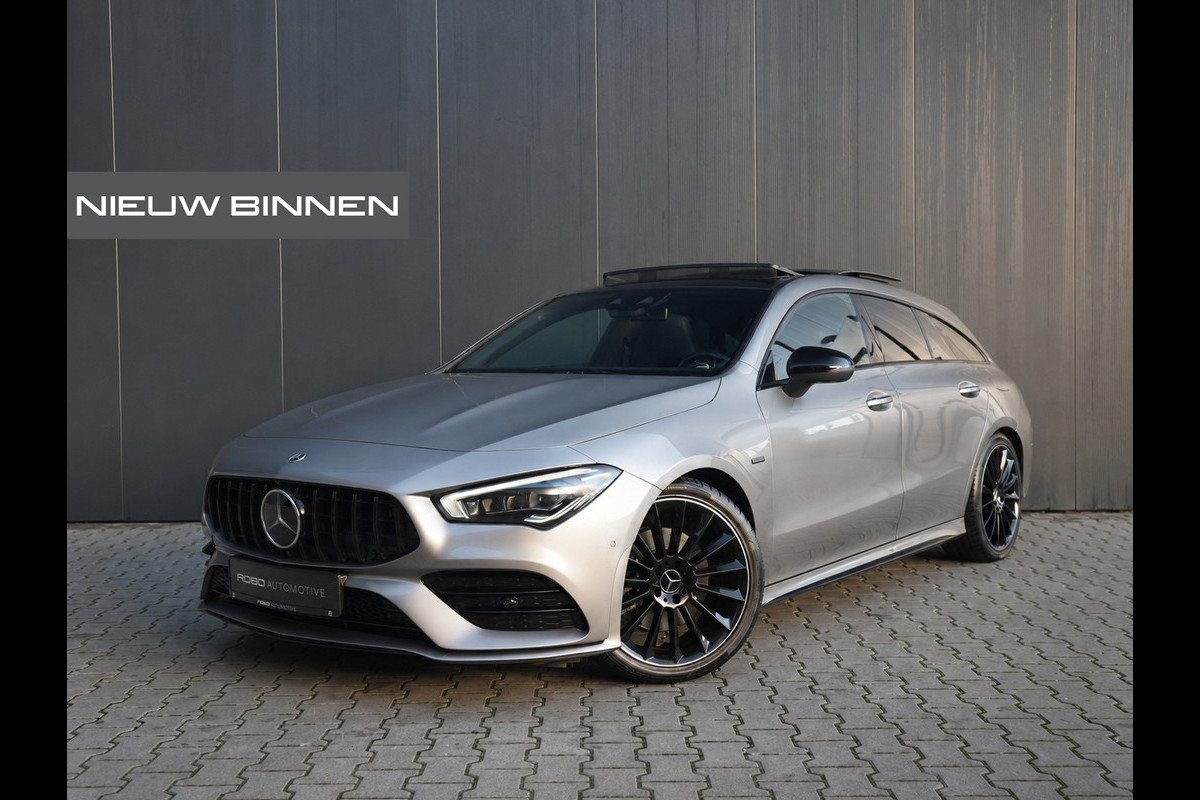 Mercedes-Benz CLA-Klasse Shooting Brake 250 e Premium | Panoramadak | Stoelverwarming | Multibeam LED | Keyless | Camera | Ambiance Verlichting | Cruise Control | SOH 95,87%