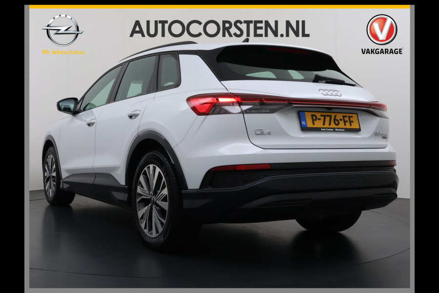 Audi Q4 e-tron 50 Quattro 300pk 82kWh SOH 95% Launch Ed. Advanced Plus Warmtepomp Leder SONOS®-Hifi Navi Camera Adap.Cruise Elek.Stoelen+Memory Head-Up Pdc DAB Matrix LED Lmv € 76.000 nieuw! 1e Eigenaar Origineel Nederlandse Auto Dealeronderhouden