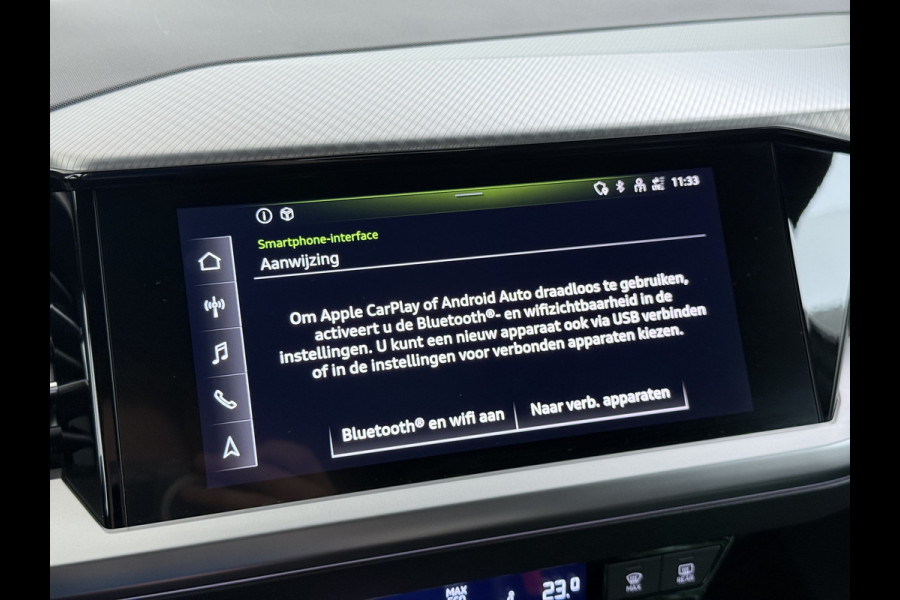 Audi Q4 e-tron 50 Quattro 300pk 82kWh SOH 95% Launch Ed. Advanced Plus Warmtepomp Leder SONOS®-Hifi Navi Camera Adap.Cruise Elek.Stoelen+Memory Head-Up Pdc DAB Matrix LED Lmv € 76.000 nieuw! 1e Eigenaar Origineel Nederlandse Auto Dealeronderhouden