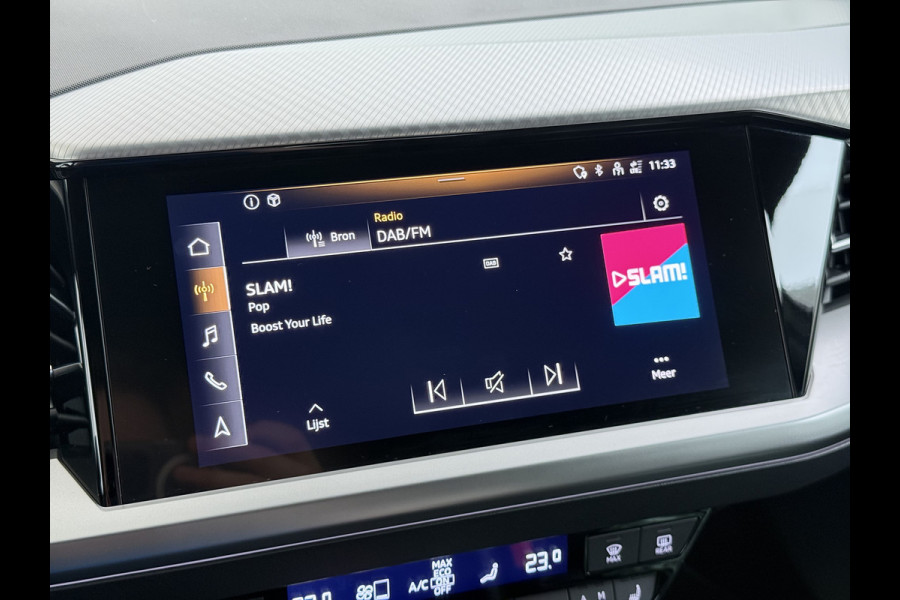 Audi Q4 e-tron 50 Quattro 300pk 82kWh SOH 95% Launch Ed. Advanced Plus Warmtepomp Leder SONOS®-Hifi Navi Camera Adap.Cruise Elek.Stoelen+Memory Head-Up Pdc DAB Matrix LED Lmv € 76.000 nieuw! 1e Eigenaar Origineel Nederlandse Auto Dealeronderhouden