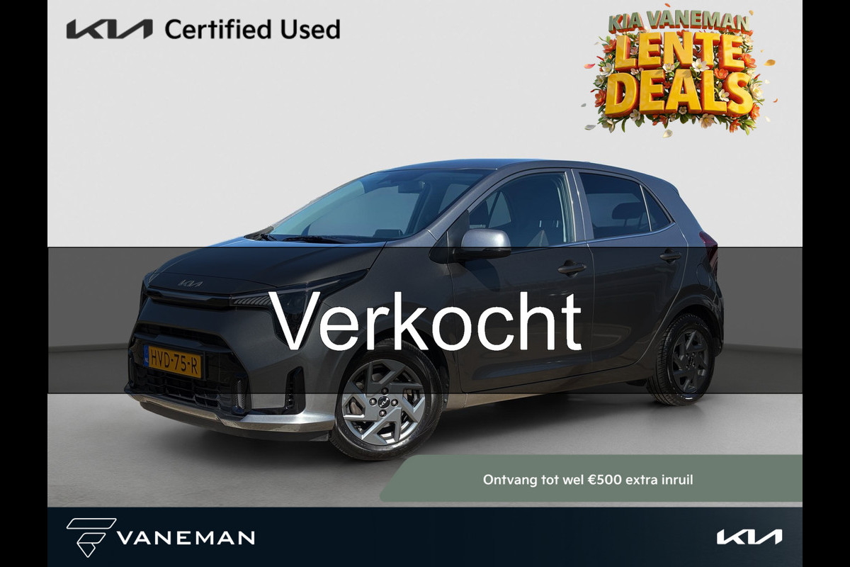 Kia Picanto 1.0 DPI DynamicPlusLine Automaat Camera | Navi | LMV | Key-Less | Apple CarPlay/Android Auto | Cruise | LED |