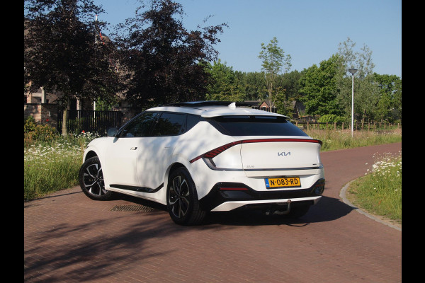 Kia Ev6 GT-Line 77.4 kWh | SOH 100% | Panoramadak | Trekhaak | 360 Camera | Head-Up Display | MERIDIAN SURROUND |