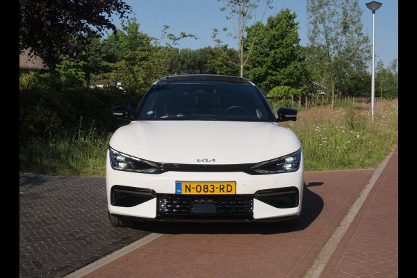Kia Ev6 GT-Line 77.4 kWh | SOH 100% | Panoramadak | Trekhaak | 360 Camera | Head-Up Display | MERIDIAN SURROUND |