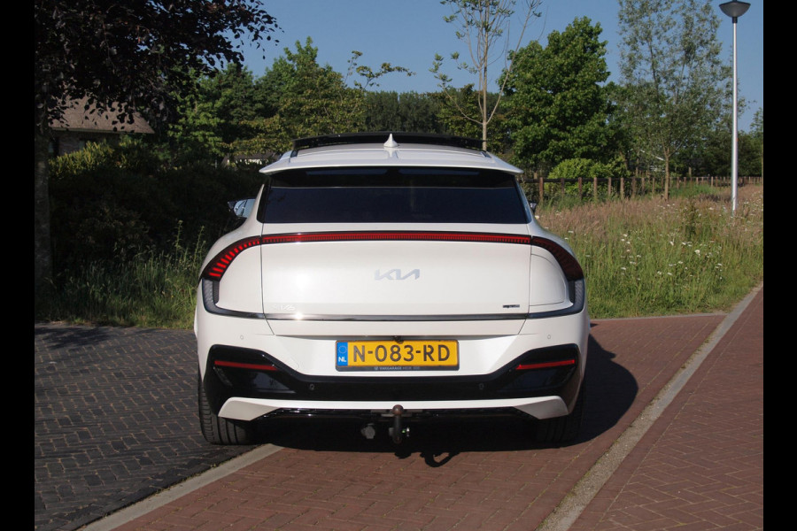 Kia Ev6 GT-Line 77.4 kWh | SOH 100% | Panoramadak | Trekhaak | 360 Camera | Head-Up Display | MERIDIAN SURROUND |