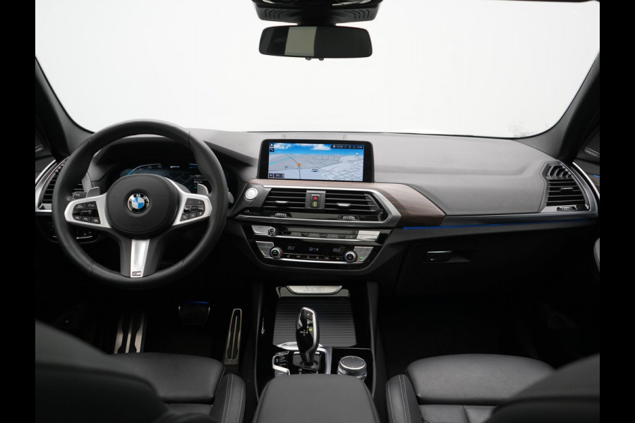 BMW X3 xDrive30e M Sport PHEV 293pk Dealer O.H. | Trekhaak Af Fabriek | Panodak | Head Up | Adaptive Cruise | 360 Camera | Harman / Kardon | Adaptief Onderstel | Lederen Sportstoelen Memory & Verwarmd | Keyless | Blis | Sfeerverlichting |  Plug In Hybrid |