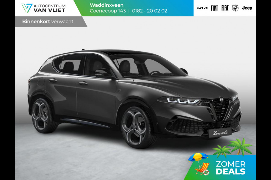 Alfa Romeo Tonale 1.3 Ibrida Plug-In Q4 270pk AWD Ti | 20" | Technology Pack | Rosso Leather | Schuif/Kanteldak