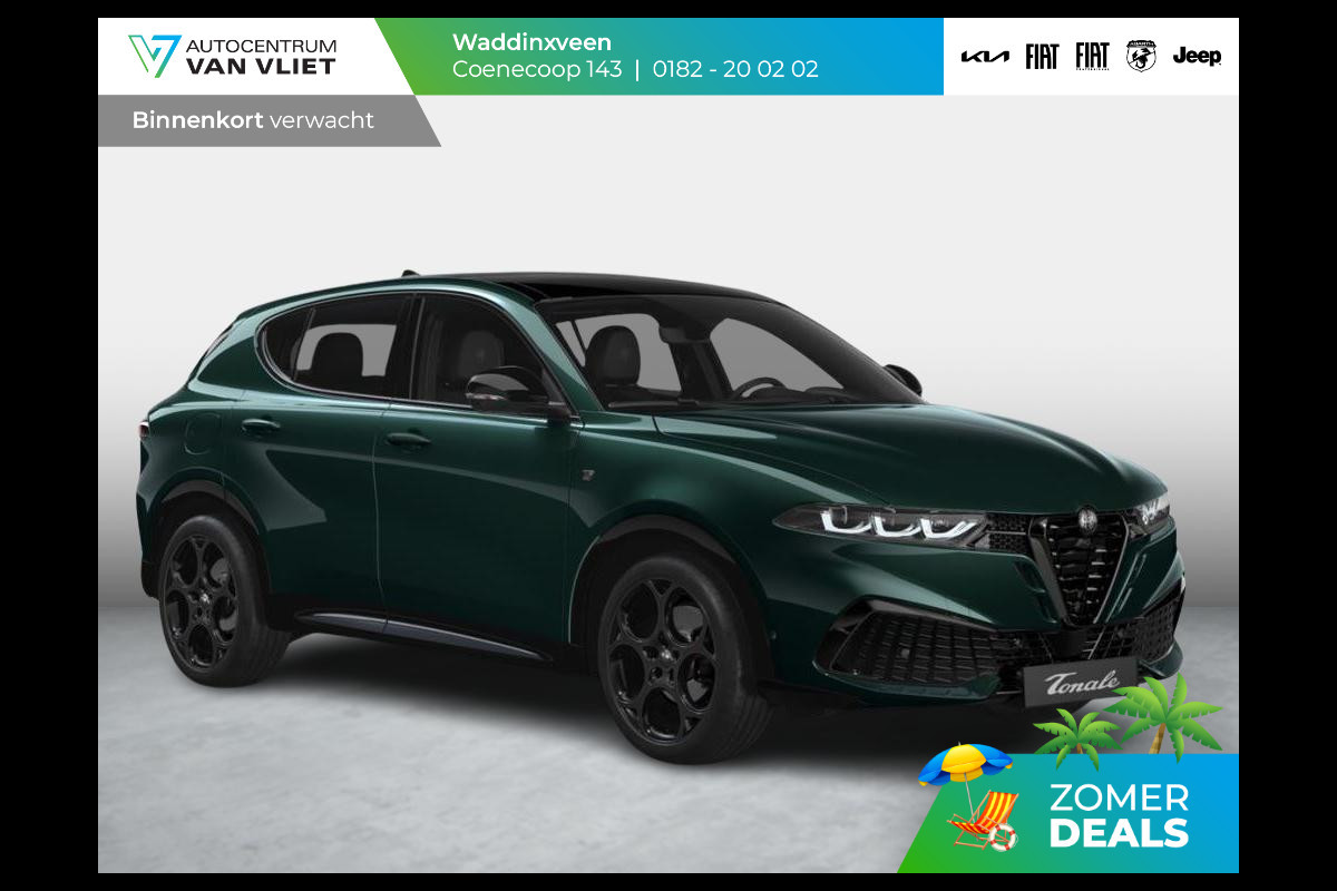 Alfa Romeo Tonale 1.3 Ibrida Plug-In Q4 270pk AWD Ti | 19" | Technology Pack | Schuif/Kanteldak